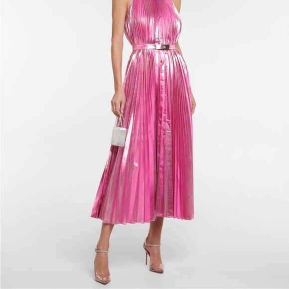 AMINA MUADDI ❤️‍🔥 Ursina Crystal Ankle Strap Glass Clear High Heels 38.5 NIB - Picture 4 of 12